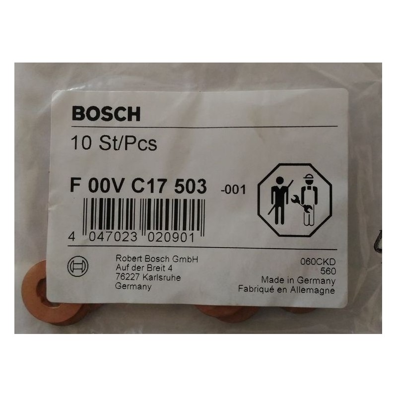 F00vc17503 bosch шайба форсунки F00vc17503 bosch шайба форсунки